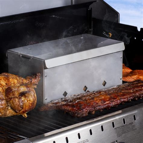 smoker stainless steel smoker box|stainless steel meat smoker.